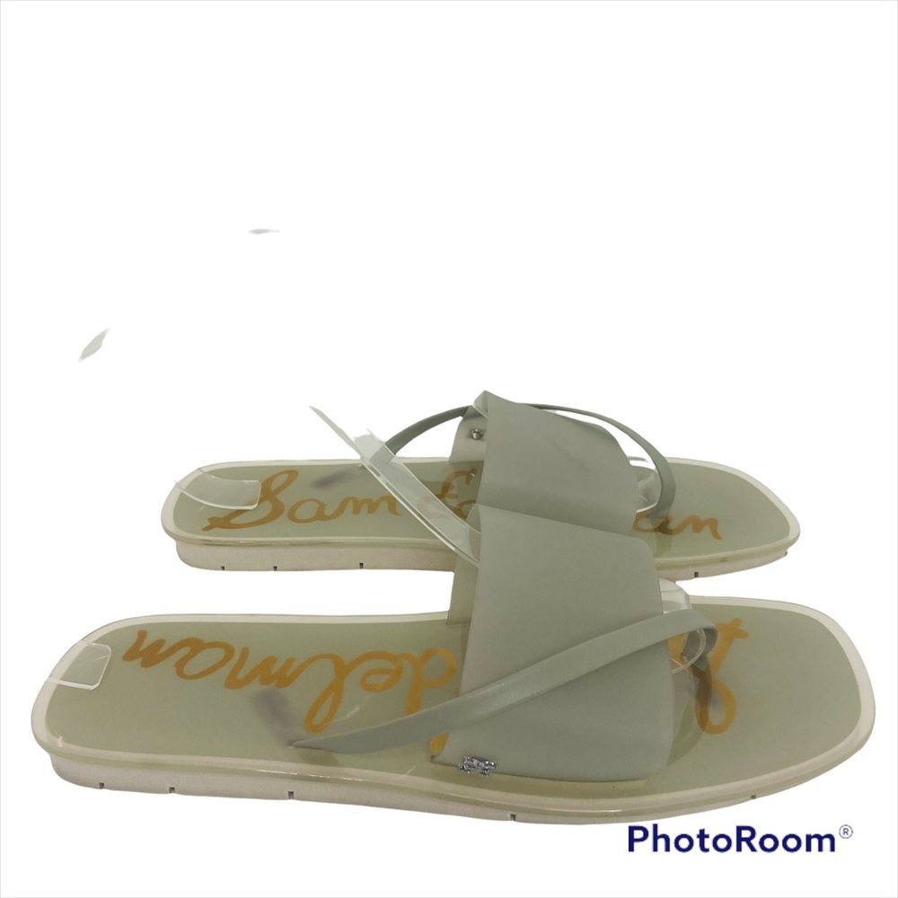 Sam Edelman Womens Luciana   Vinyl/Smooth Slides Size US 9M Grey